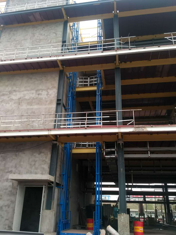 導軌鏈條液壓升降貨梯 導軌鏈條液壓升降貨梯