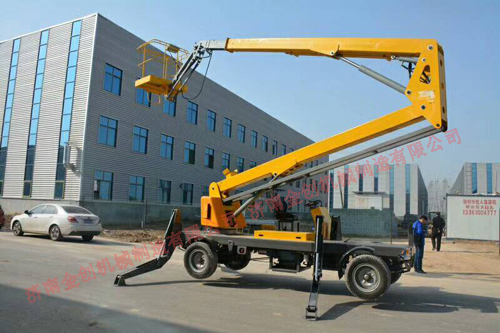 牽引折臂式液壓升降機(jī) 牽引折臂式液壓升降機(jī)